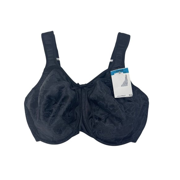 Bali Womens Satin Floral Double Support Minimizer Bra Size 34DDD Comfy Strap - Picture 1 of 9